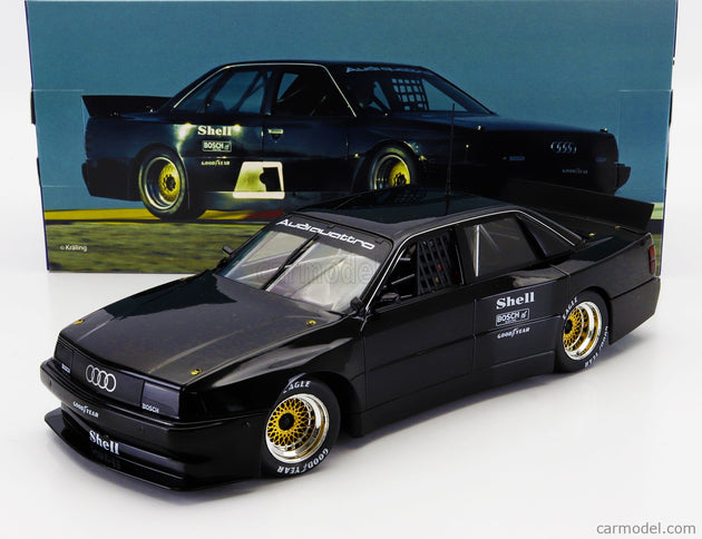 Audi 200 Quattro Team Audi Sport N°0 Testovací Voz Trans-AM 1987 Hans Joachim Stuck - Walter Rohrl - Hurley Haywood 1:18 Werk83 matná čierna
