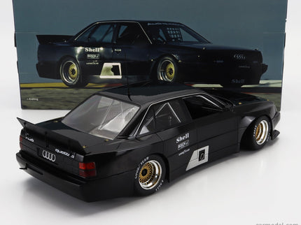 Audi 200 Quattro Team Audi Sport N°0 Testovací Voz Trans-AM 1987 Hans Joachim Stuck - Walter Rohrl - Hurley Haywood 1:18 Werk83 matná čierna