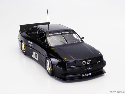 Audi 200 Quattro Team Audi Sport N°0 Testovací Voz Trans-AM 1987 Hans Joachim Stuck - Walter Rohrl - Hurley Haywood 1:18 Werk83 matná čierna