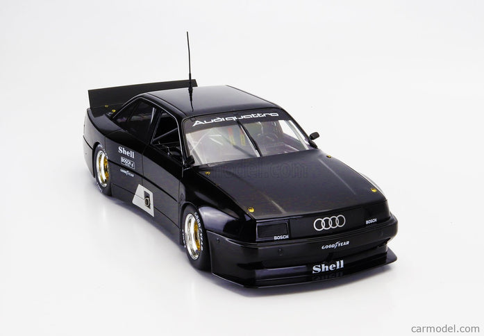 Audi 200 Quattro Team Audi Sport N°0 Testovací Voz Trans-AM 1987 Hans Joachim Stuck - Walter Rohrl - Hurley Haywood 1:18 Werk83 matná čierna