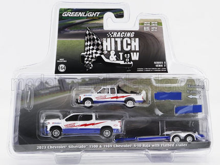 CHEVROLET | SILVERADO 1500 PICK-UP 2023 WITH TRAILER + S-10 PICK-UP BAJA 1989 | WHITE RED BLUE