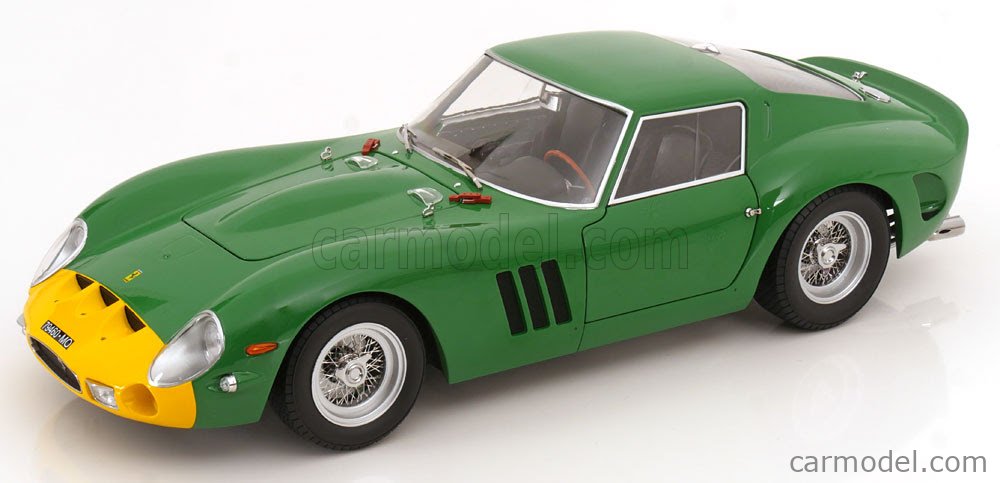 Ferrari 250 GTO 3.0L V12 Coupe 1962 1:12 KK Scale zelená žltá
