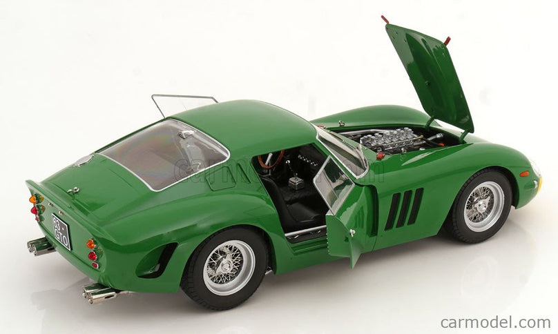 Ferrari 250 GTO 3.0L V12 Coupe 1962 1:12 KK Scale zelená žltá