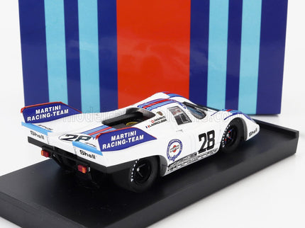 PORSCHE | 917K MARTINI RACING TEAM N 28 1000km AUSTRIA 1971 HELMUT MARKO - GERARD LARROUSSE | WHITE BLUE RED