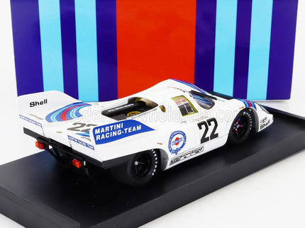 PORSCHE | 917K 4.9L TEAM MARTINI RACING N 22 WINNER 24h LE MANS 1971 HELMUT MARKO - GIJS VAN LENNEP | WHITE BLUE RED