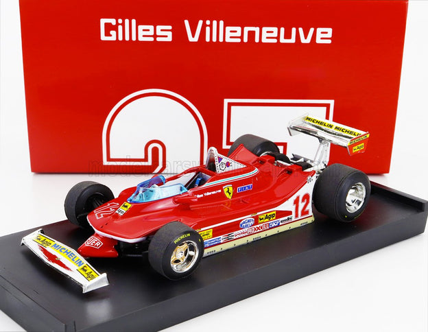 FERRARI | F1  312T4 N 12 WINNER USA OVEST GP 1979 GILLES VILLENEUVE | RED
