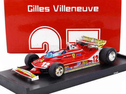 FERRARI | F1  312T4 N 12 MONACO GP 1979 GILLES VILLENEUVE | RED