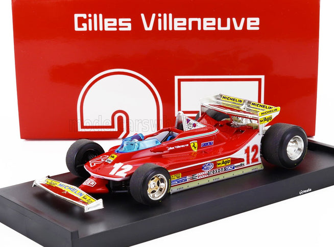 FERRARI | F1  312T4 N 12 MONACO GP 1979 GILLES VILLENEUVE | RED