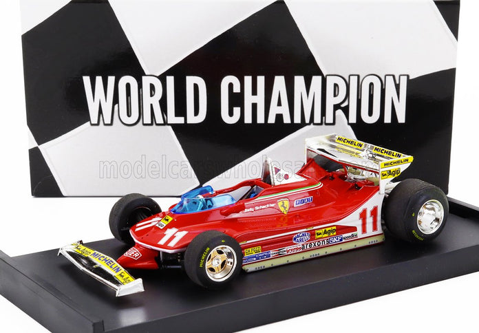 FERRARI | F1  312T4 N 11 WORLD CHAMPION WINNER MONACO GP 1979 JODY SCHECKTER | RED