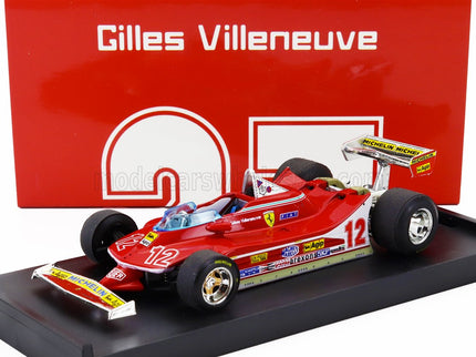 FERRARI | F1  312T4 N 12 2nd GP FRENCH GP 1979 GILLES VILLENEUVE | RED