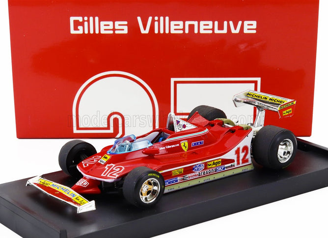 FERRARI | F1  312T4 N 12 2nd GP FRENCH GP 1979 GILLES VILLENEUVE | RED