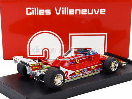 FERRARI | F1  312T4 N 12 2nd GP FRENCH GP 1979 GILLES VILLENEUVE | RED