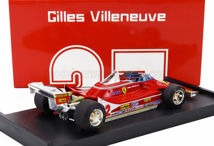FERRARI | F1  312T4 N 12 2nd GP FRENCH GP 1979 GILLES VILLENEUVE | RED