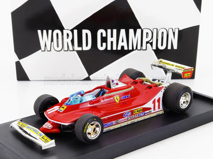 FERRARI | F1  312T4 N 11 WORLD CHAMPION WINNER MONZA ITALY GP 1979 JODY SCHECKTER | RED