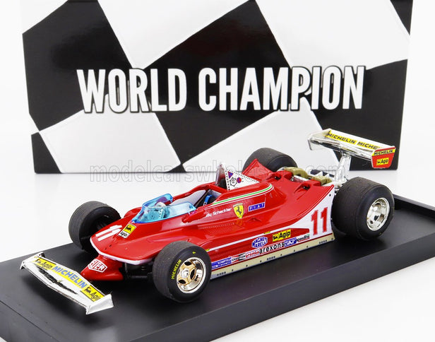 FERRARI | F1  312T4 N 11 WORLD CHAMPION WINNER MONZA ITALY GP 1979 JODY SCHECKTER | RED