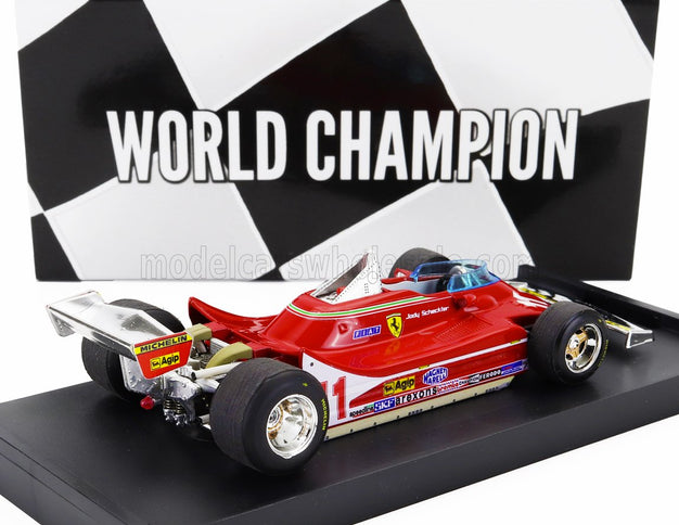FERRARI | F1  312T4 N 11 WORLD CHAMPION WINNER MONZA ITALY GP 1979 JODY SCHECKTER | RED