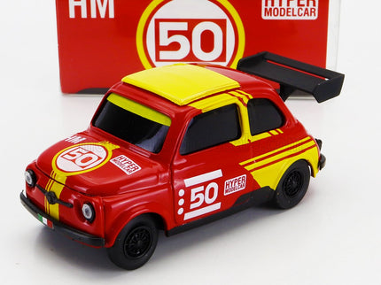 FIAT | 500 BRUMS N 50 HM HYPER MODELCAR 2024 | RED YELLOW BLACK