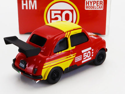 FIAT | 500 BRUMS N 50 HM HYPER MODELCAR 2024 | RED YELLOW BLACK