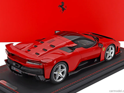 Ferrari F80 2024 - Silver Disky 1:18 BBR Models ROSSO CORSA - RED BLACK