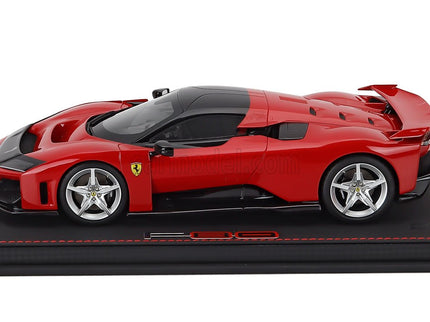 Ferrari F80 2024 - Silver Disky 1:18 BBR Models ROSSO CORSA - RED BLACK