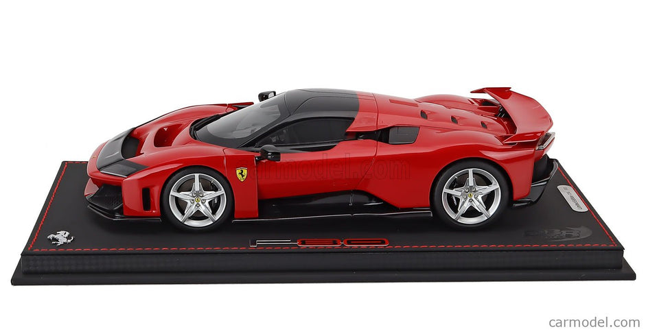 Ferrari F80 2024 - Silver Disky 1:18 BBR Models ROSSO CORSA - RED BLACK