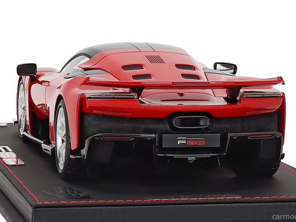 Ferrari F80 2024 - Silver Disky 1:18 BBR Models ROSSO CORSA - RED BLACK