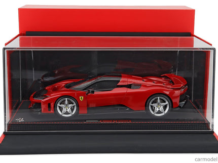 Ferrari F80 2024 - Silver Disky 1:18 BBR Models ROSSO CORSA - RED BLACK