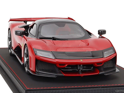 Ferrari F80 2024 - Carbon Silver Disky 1:18 BBR Models ROSSO CORSA - RED BLACK
