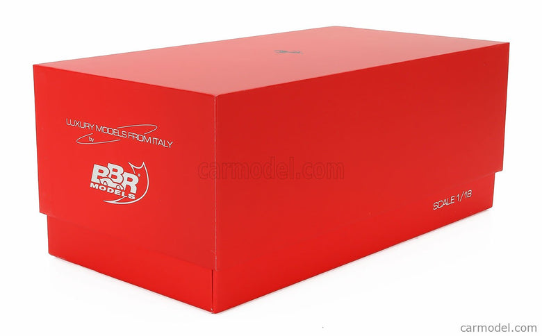 Ferrari F80 2024 - Carbon Silver Disky 1:18 BBR Models ROSSO CORSA - RED BLACK