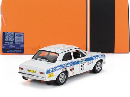 FORD ENGLAND | ESCORT MKI RS 1600 (night version) TEAM THOMAS MOTORS N 23 8th RAC RALLY 1974 BILLY COLEMAN - DAN SULLIVAN | WHITE BLUE