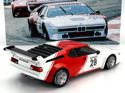 BMW M1 M88 3.5L Team Bmw Motorsport N°28 Procar Series Sezóna 1979 Carlos Reutemann 1:18 Werk83 biela červená