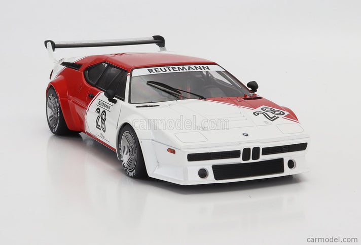 BMW M1 M88 3.5L Team Bmw Motorsport N°28 Procar Series Sezóna 1979 Carlos Reutemann 1:18 Werk83 biela červená
