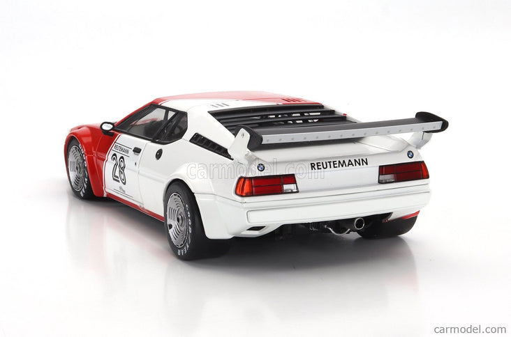 BMW M1 M88 3.5L Team Bmw Motorsport N°28 Procar Series Sezóna 1979 Carlos Reutemann 1:18 Werk83 biela červená