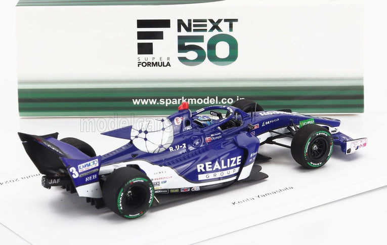 DALLARA | SF23 TRD 01F TEAM REALIZE CORPORATION KONDO RACING N 3 SUPER FORMULA SEASON 2024 KENTA YAMASHITA | BLUE WHITE