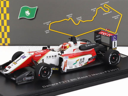 DALLARA | F312 N 8 MACAU F3 RACE 2 2017 GUANYU ZHOU | WHITE RED