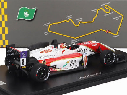 DALLARA | F312 N 8 MACAU F3 RACE 2 2017 GUANYU ZHOU | WHITE RED