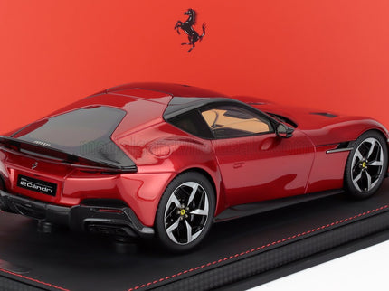 FERRARI | 12CILINDRI V12 830cv PANORAMIC ROOF 2024 - CON VETRINA - WITH SHOWCASE | ROSSO FUOCO - RED MET BLACK
