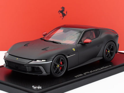FERRARI | 12CILINDRI V12 830cv PANORAMIC ROOF 2024 - CON VETRINA - WITH SHOWCASE | NERO OPACO - MATTE BLACK