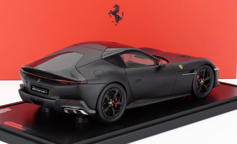 FERRARI | 12CILINDRI V12 830cv PANORAMIC ROOF 2024 - CON VETRINA - WITH SHOWCASE | NERO OPACO - MATTE BLACK