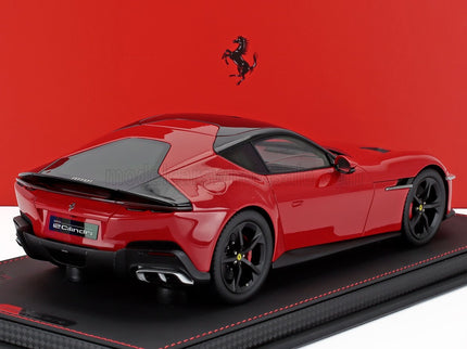 FERRARI | 12CILINDRI V12 830cv PANORAMIC ROOF 2024 - MATT BLACK RIMS - CON VETRINA - WITH SHOWCASE | ROSSO CORSA - RED