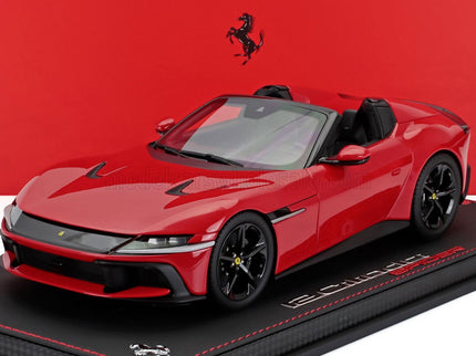 FERRARI | 12CILINDRI V12 830cv SPIDER OPEN 2024 - CON VETRINA - WITH SHOWCASE | ROSSO CORSA - RED