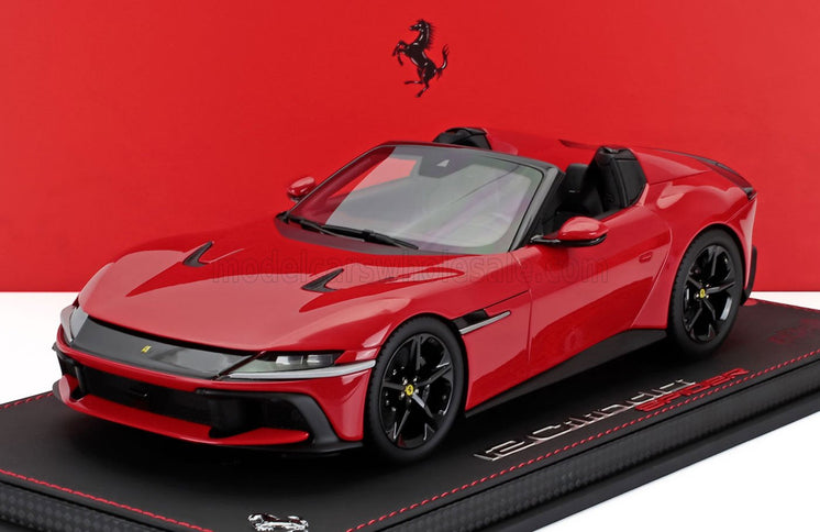 FERRARI | 12CILINDRI V12 830cv SPIDER OPEN 2024 - CON VETRINA - WITH SHOWCASE | ROSSO CORSA - RED