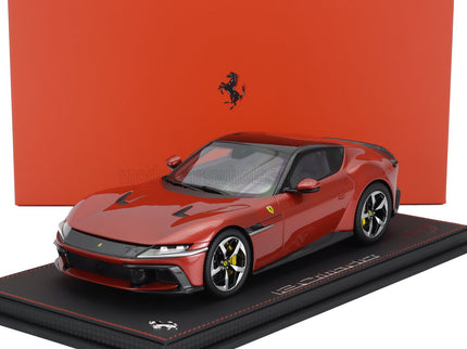 FERRARI | 12CILINDRI COUPE V12 830cv 2024 - CON VETRINA - WITH SHOWCASE | ROSSO IMOLA - RED MET
