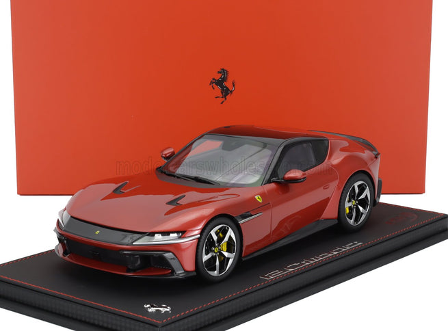 FERRARI | 12CILINDRI COUPE V12 830cv 2024 - CON VETRINA - WITH SHOWCASE | ROSSO IMOLA - RED MET