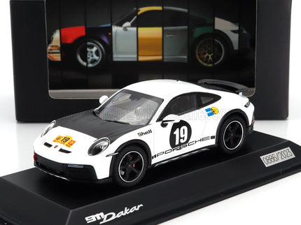 PORSCHE | 911 992 N 19 RALLY DAKAR (LIVERY 1971) COUPE 2023 | WHITE BLACK