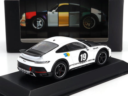 PORSCHE | 911 992 N 19 RALLY DAKAR (LIVERY 1971) COUPE 2023 | WHITE BLACK