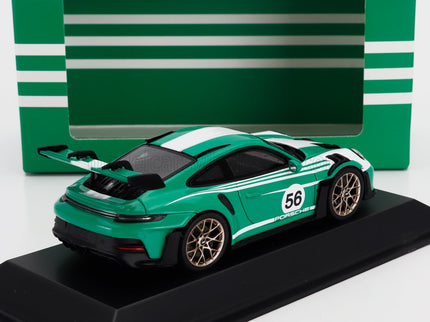 PORSCHE | 911 992 GT3 RS N 56 RACING COUPE 2023 | GREEN WHITE