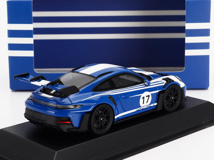 PORSCHE | 911 992 GT3 RS N 17 RACING COUPE 2023 | BLUE WHITE