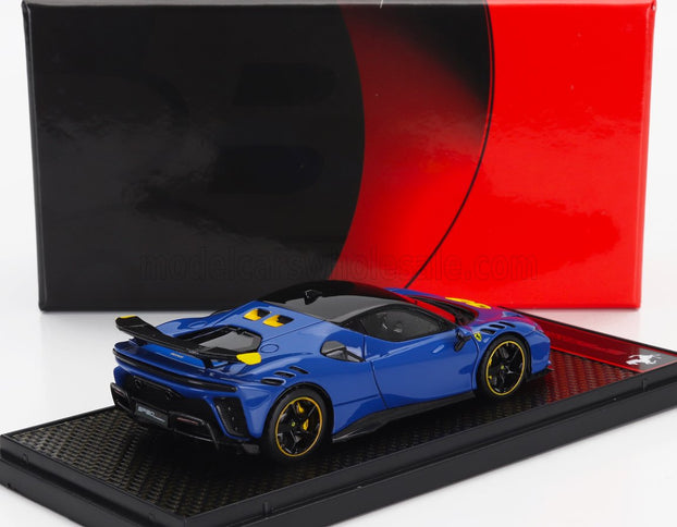 FERRARI | SF90 XX STRADALE 2024 | AZZURRO DINO - BLUE MET BLACK YELLOW