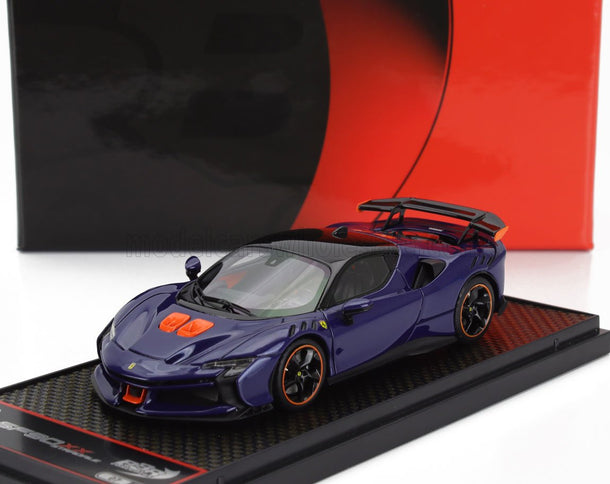 FERRARI | SF90 XX STRADALE 2024 | BLU ELETTRICO - BLUE MET BLACK ORANGE
